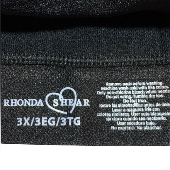 Rhonda Shear Black Seamless Comfort Bra - Picture 4 of 5